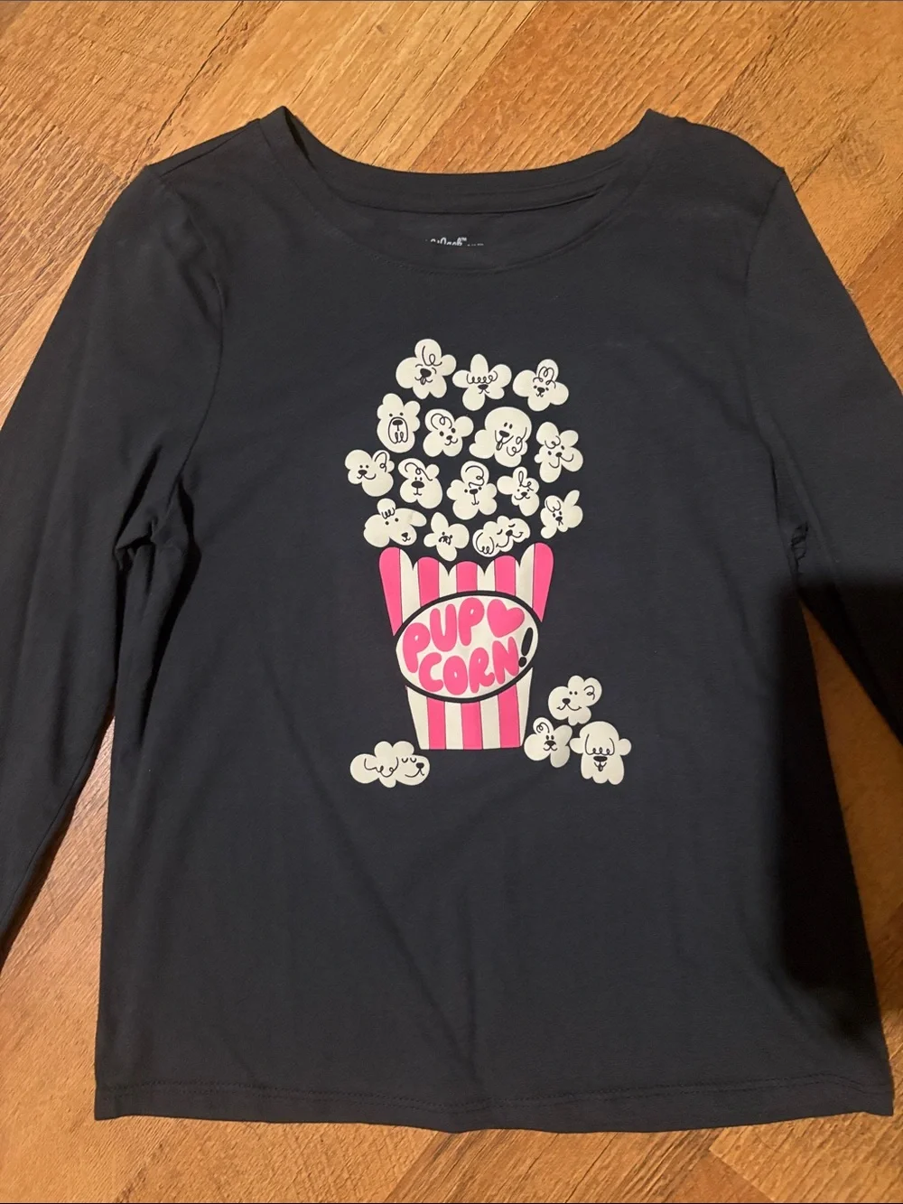 Cat & Jack Girls' Rust Long-Sleeve 'Best Sis' Graphic Tee